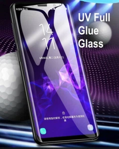 UV Hartglas für Samsung Galaxy S23 Ultra S8 S9 S10+ Note 20 S21+ S22 Ultra - Bild 1 von 20