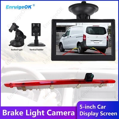 5" Monitor & 3rd Brake Light Rear View Backup Camera for Mercedes-Benz Vito - Image 1 of 4
