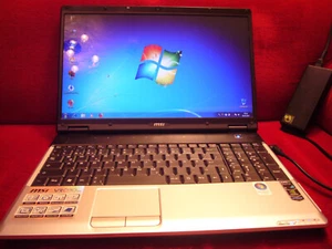 MSI VR630 MS-1672 320GB, AMD Athlon 64 X2 Dual-Core, 4GB, Notebook Laptop Win7 - Bild 1 von 17