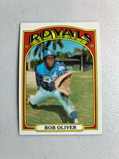 1972 Topps set break # 57 Bob Oliver - Kansas City Royals combo shipping Exmt