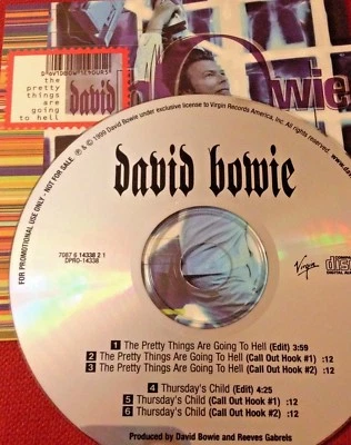 RADIO SHOW: DAVID BOWIE THE PRETTY THINGS ARE GOING TO HELL RARE 1999 PROMO - Image 1 of 3