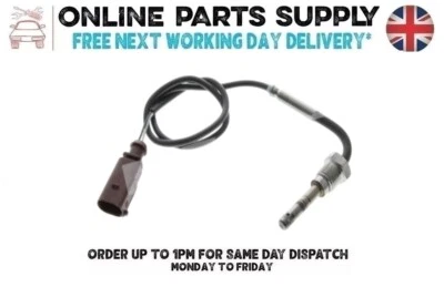 Sensor de temperatura dos gases de escape para Audi A6 C7 Avant 2.0 TDI Quattro 2012 a 2018 - Imagem 1 de 4