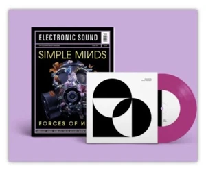 Simple Minds - I Travel 7 inch Magenta Vinyl with Electronic Sound Mag Boxed NEW - Picture 1 of 3