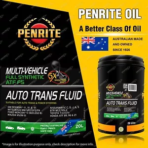 Penrite Full SYN ATF FS Trans Fluid 20L for MAZDA B2200 2600 Bravo BT-50 CX7 9 - Picture 1 of 2
