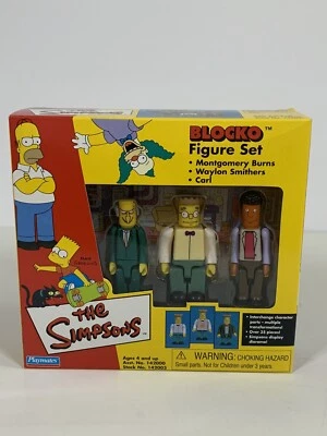 Juego de figuras Playmates The Simpsons Blocko 2002 142003 - Burns Carl - NUEVO sellado Foto 1 de 4