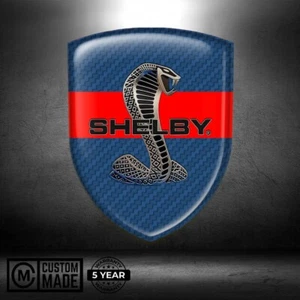 Shelby Sticker | Fender Badge Decal | Side Logo Trunk Bumper Laptop etc. - Picture 1 of 7