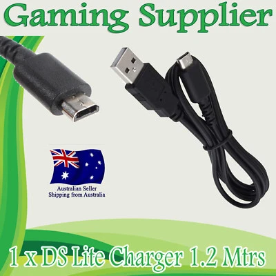 USB Charger Charging Power Cable Cord for Nintendo DS Lite DSL 1.2M - Image 1 of 2