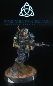 painted Scots Guards Ariadna Infinity collection miniature for Wargames - Picture 1 of 5