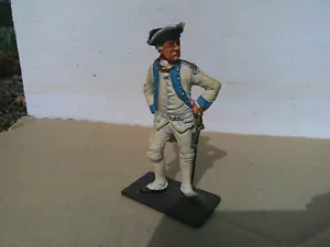 Tradizione o similare, ufficiale di fanteria francese in Canada anni 1750, piombo 100 mm, TD - Foto 1 di 3