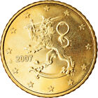 [#765661] Finland, 50 Euro Cent, 2007, PR, Tin, KM:128