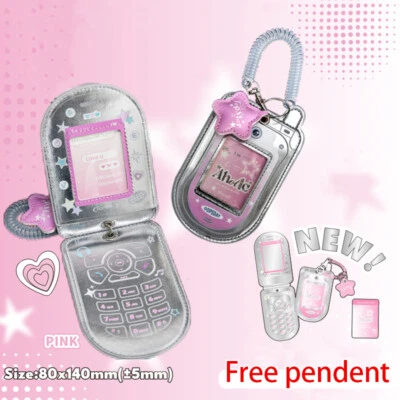 Lindo estuche protector colgante con soporte para tarjeta fotográfica Kpop Idol de 3 pulgadas Foto 1 de 4