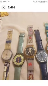 OROLOGI swatch Lotto Nr 4 TUTTI ANNI 90 TUTTI Funzionanti compreso Batterie - Foto 1 di 6