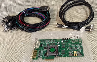 AJA KONA-3G-R0 2K/3G/Dual Link PCIe HDMI DVI Capture Card WITH NEW CABLES - Image 1 of 4