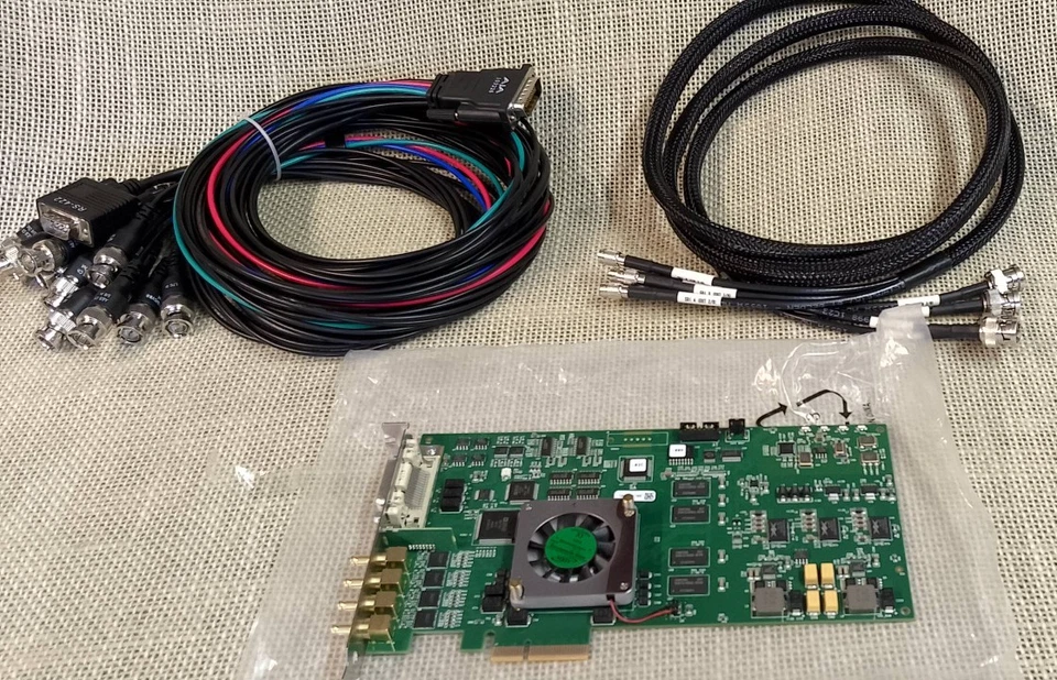 AJA KONA-3G-R0 2K/3G/Dual Link PCIe HDMI DVI Capture Card WITH NEW CABLES - Image 1 of 4