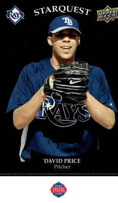 2009 Upper Deck #SQ-37 David Price StarQuest Silver Common - Image 1 of 2