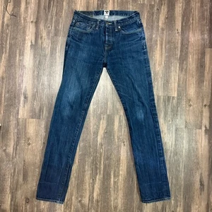 Tellason Selvedge Denim Blue Jeans Men’s 30x33 Cotton USA Made Slim Tapered Fit - Picture 1 of 10