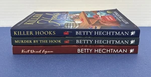 Lot of 3 ~ Trade PB Books ~ Betty Hechtman ~ YARN RETREAT MYSTERY and CROCHET - Picture 1 of 7