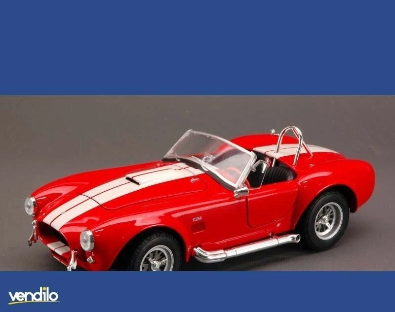 Welly WE2693 SHELBY COBRA 427 SC 1965 RED/WHITE 1:24 Modellino - Immagine 1 di 1
