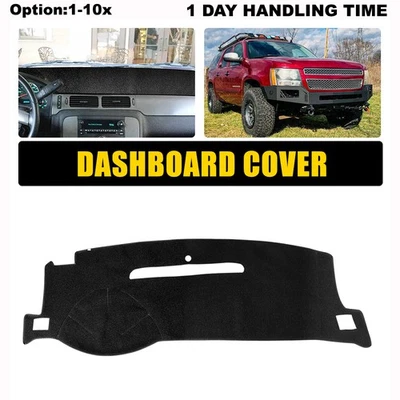 Cubierta de tablero para GMC Sierra 1500/2500HD/3500HD 2007-2013 Tablero Cubierta Alfombrilla Foto 1 de 4