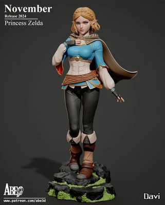 Zelda / 1/6 30 cm Estatua / Figura / Profesional Pintado a Mano / Figura Coleccionable Foto 1 de 4
