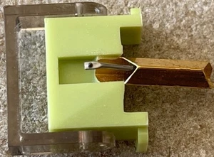 Saphir diamant stylus platine disque pour Nagaoka JT411 JN411 - Imagen 1 de 5