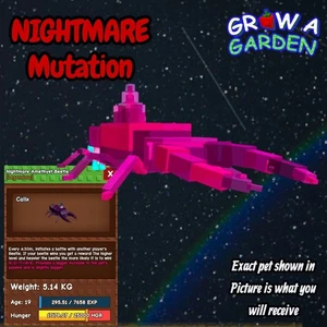 NIGHTMARE Amethyst Beetle. Age/Weight Shown In Photo. Grow A Garden - Picture 1 of 1