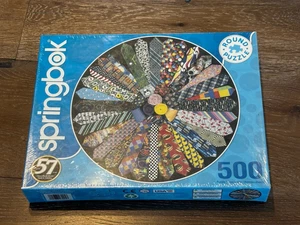 Versiegeltes Puzzle Springbock It's a Tie Round 2020 500 Stck. 18 Zoll x 23,5 Zoll - Bild 1 von 2