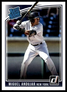 2018 Donruss #31 Miguel Andujar RC - Picture 1 of 2