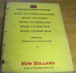 Catálogo de piezas de servicio New Holland #7717-4 modelos 717 727 737 741 742 - Imagen 1 de 9