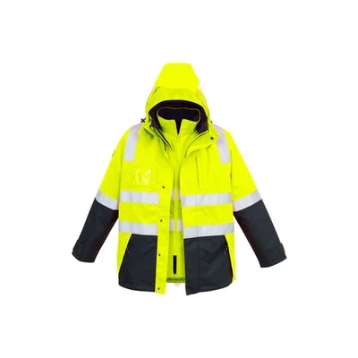 Mens Hi Vis 4-in-1 |Waterproof Jacket |ZJ532 by Syzmik Workwear - Image 1 of 4