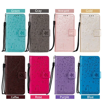 Leather Wallet Flip Stand Case Screen Protector For iPhone 15 14 Pro 13 12 11 - Image 1 of 4