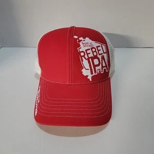 Cappello da camionista Samuel Adams Rebel IPA Cappello da birra rosso bianco snapback rete - Foto 1 di 6