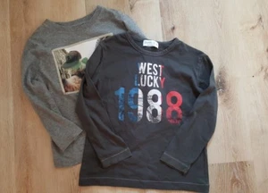 Lot of 2 Zara Boys T Shirt Long Sleeve Size 4 5 Years Good Condition - Picture 1 of 3