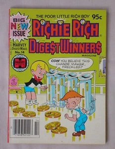 RICHIE RICH DIGEST WINNER MAGAZIN #14 April 1982 POOR LITTLE RICH BOY - Bild 1 von 3