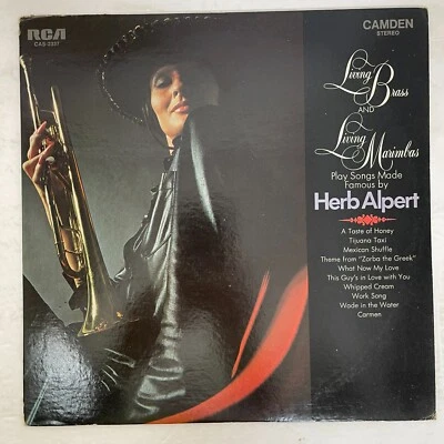 Living Brass, Living Marimbas ‎– Play Songs Made Famous By Herb Alpert Vinyl, LP Foto 1 de 3