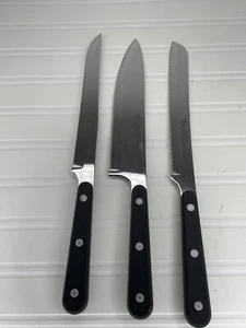 Set of 3 J A Henckels Eversharp Knife Knives Stainless Steel Made In Japan - Picture 1 of 9