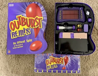Outburst Remix Game Mattel 2004 Verbal Expressions Word Party Complete - Image 1 of 4