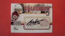2009 10 IN THE GAME HEROES AND PROSPECTS  A-RS RYAN SPOONER AUTOGRAPH 