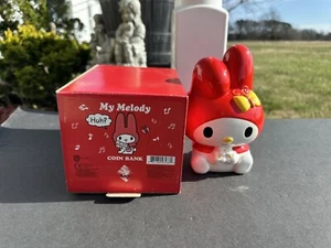 NIB Sanrio My Melody Ceramic Piggy Bank Coin Bank - Picture 1 of 10