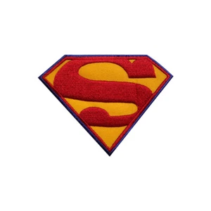 Superman Superheld Film Logo Patch Bügelbild Aufnäher Abzeichen bestickt Patch  - Bild 1 von 1