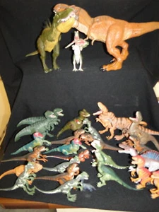GRAN Colección a Granel Parque Jurásico 1 2 3 Figuras de Acción Mundial 30+ Dinos T-rex - Imagen 1 de 12