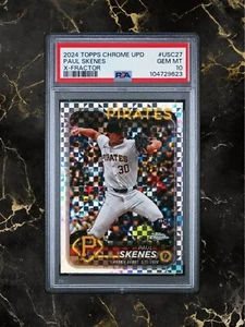 Aggiornamento 2024 Topps Chrome - Paul Skenes #USC-27 - X-Fractor - PSA 10 (RC) - Foto 1 di 2