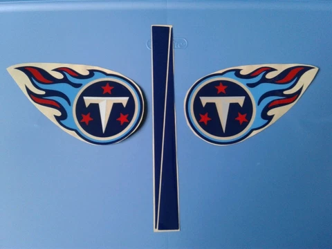 Tennessee Titans full size helmet decals set 20ML 3M Cover