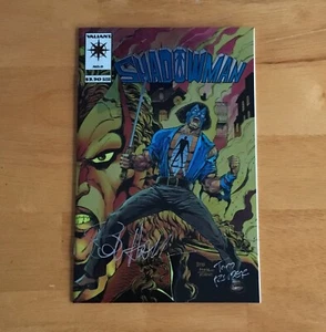 Shadowman #0 Valiant Comic Buch DUAL signed Autogramm Bob Hall Tom Ryder - Bild 1 von 3