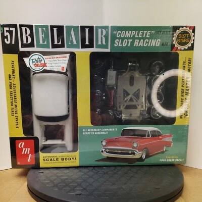 AMT 1/25 1957 Chevrolet Bel Aire Slot Car Racing Kit. NEW, SEALED - Image 1 of 4
