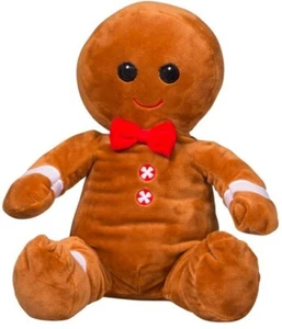 Plush 16" Adorable Gingerbread Man Ready to Love w recordable 20 sec. message - Picture 1 of 3