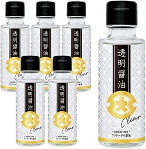 Clear Soy Sauce Fundo Dai Syoyu, Set of 6 Bottles, 100ml for each, Award-winning - Picture 1 of 4