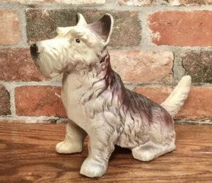 Scottish Terrier Gusseisen schwerer sitzender Hund Türstopper, 7” x 10,5” - Bild 1 von 5