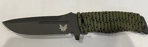 Benchmade Fixed Adamas Drop-Point 375BK-1 (Gray Blade) - Picture 1 of 7