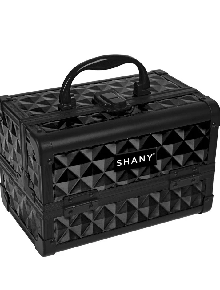 SHANY Cosmetics Pink Mania Makeup Train Case With Mirror 48 Ounce